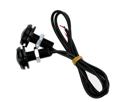 T4516 Орлиный Глаз Дневные ходовые огни\противотуманная фара 4014 12SMD 23 мм 2шт