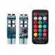 T4509 Авто лампы RGB с контроллером T10 3535 10SMD