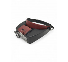 T2000 Лупа налобная MG81007-А (ув. 1.5-7х, с подсветкой) OT-INL12 (Красный) (24шт/к)