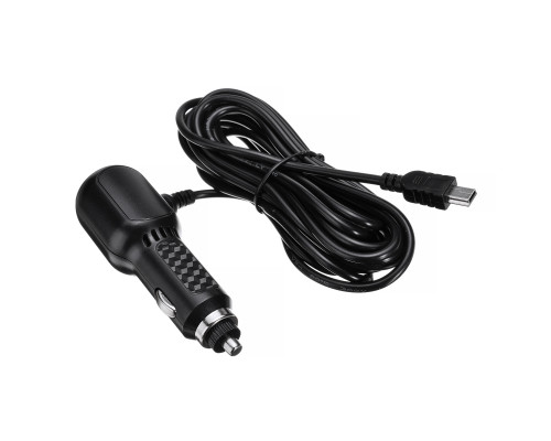 T2469 Автомобильное зарядное устройство с кабелем 2 USB + miniUSB
