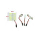 T4528 Светодиодная лампа для салона Автомобиля 36 SMD 5630 T10 BA9S