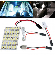T4528 Светодиодная лампа для салона Автомобиля 36 SMD 5630 T10 BA9S