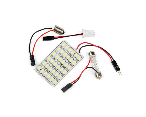 T4528 Светодиодная лампа для салона Автомобиля 36 SMD 5630 T10 BA9S