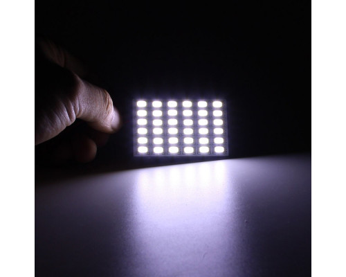 T4528 Светодиодная лампа для салона Автомобиля 36 SMD 5630 T10 BA9S