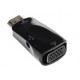 T2317 Переходник VHC1 конвертер HDMI2VGA+ Jack коннектор HDMI в VGA  в монитор ноутбука ПК HDMIVGA