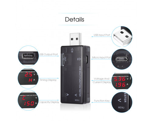 T1527 KEWEISI KWS-A16 USB тестер