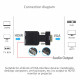T5045 Адаптер VGA конвертер в HDMI,  VGA2HDMI HD-002