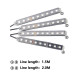 T4489  Автомобильная RGB лента 9 LED светодиодная подсветка в салон авто ног цветомузыка пульт ваз