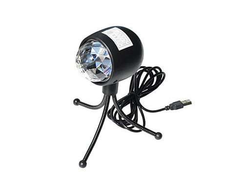T5140 K520 Гирлянда лазер с треногой, RGB прожектор автомобильный диско шар USB