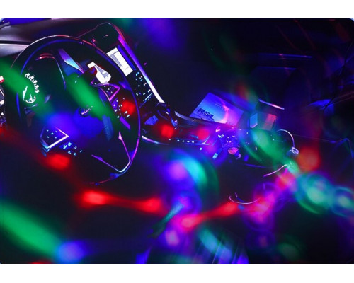 T5140 K520 Гирлянда лазер с треногой, RGB прожектор автомобильный диско шар USB