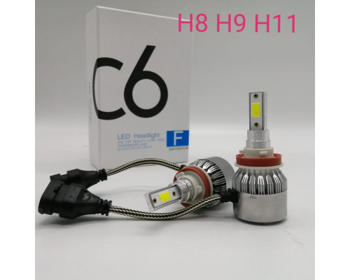 T3087 Автомобильные Лампы C6 LED Headlight  H8, H9, H11