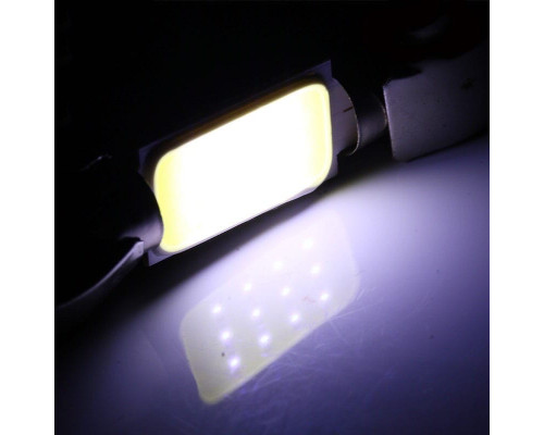 T4534 Светодиодная авто лампа 41mm C10W C5W 12SMD