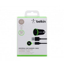 T2418 Авто зарядное устройство Belkin10W+ кабель micro USB