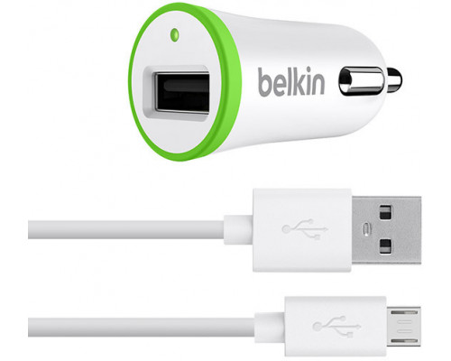 T2418 Авто зарядное устройство Belkin10W+ кабель micro USB