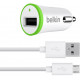 T2418 Авто зарядное устройство Belkin10W+ кабель micro USB
