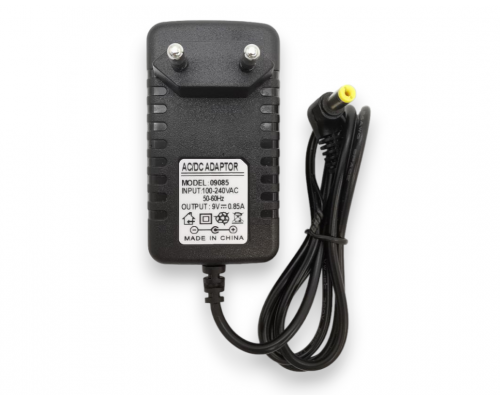 T5449 Адаптер питания AC-DC 9V 0.85A 7W 5.5×1.7 (прямая полярность)