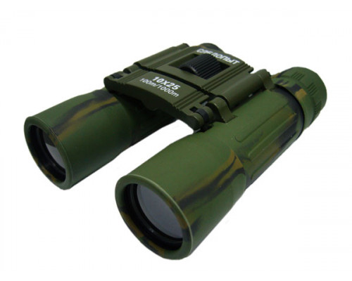 T1265 Бинокль Следопыт SL-31 (12*25,Чёрный, Камуфляж)