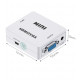 T5048 Переходник HDMI2VGA+ Jack, конвертер, коннектор  HDMI в VGA  в монитор для ноутбука ПК HDMIVGA