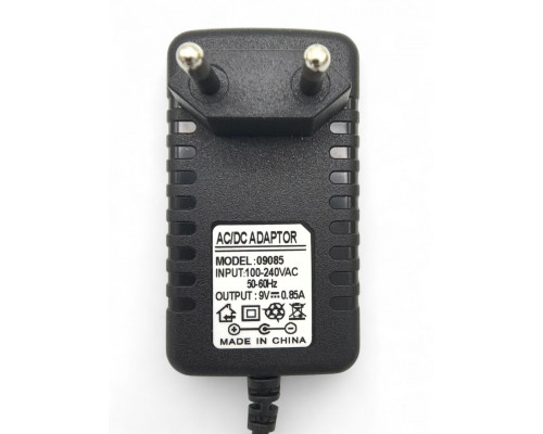 T5443 Адаптер питания AC-DC 9V 0.85A 7W 5.5×1.7 ОБРАТНАЯ ПОЛЯРНОСТЬ (250шт/к)