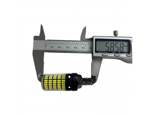 T5566 Авто лампа БЕЛЫЙ 6000K T20 7443 W21 5W 150SMD 2шт
