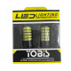 T5566 Авто лампа БЕЛЫЙ 6000K T20 7443 W21 5W 150SMD 2шт