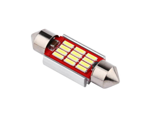 T4520 Автомобильная светодиодная лампа FS C5W 4014 12SMD 36мм 1шт