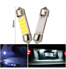 T4532 Светодиодная авто лампа 36mm C10W C5W 12SMD