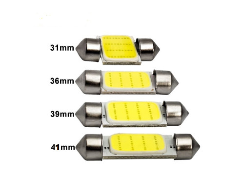 T4532 Светодиодная авто лампа 36mm C10W C5W 12SMD