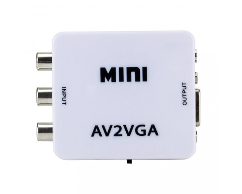 T5051 AV2VGA Адаптер, преобразователь, конвертер AV (RCA) в VGA