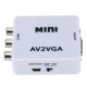 T5051 AV2VGA Адаптер, преобразователь, конвертер AV (RCA) в VGA