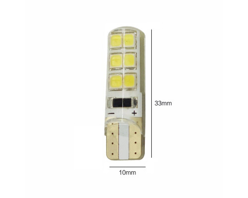 T4523 Автомобильные LED лампы T10 W5W 12SMD 2835 2шт