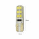 T4523 Автомобильные LED лампы T10 W5W 12SMD 2835 2шт