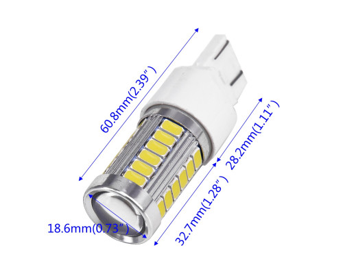 T4518 Светодиодная лампа заднего хода T20 W21W 7443 7440 5630 33SMD 1шт