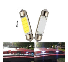 T4533 Светодиодная авто лампа 39mm C10W C5W 12SMD