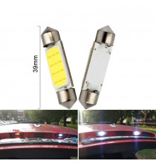 T4533 Светодиодная авто лампа 39mm C10W C5W 12SMD
