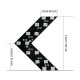 T4527 LED повторитель для зеркала автомобиля, указатели поворота 14SMD Белый (комплект 2шт).