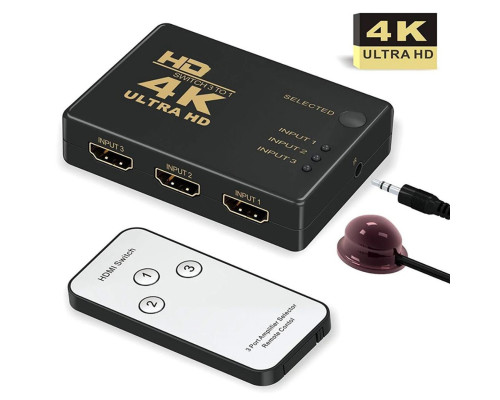 T5046 Коммутатор HDMI на 3 порта HD-003 (+ пульт)