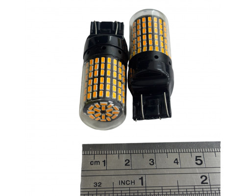 T5561 Авто лампа ОРАНЖЕВЫЙ T20 7443 W21 5W 2шт