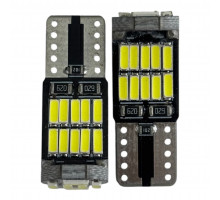 T4529 Авто лампа LED БЕЛЫЙ 6000K T10 w5w 32SMD 2шт