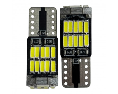 T4529 Авто лампа LED БЕЛЫЙ 6000K T10 w5w 32SMD 2шт