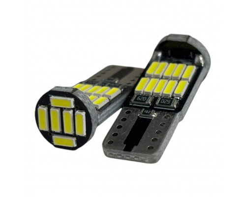 T4529 Авто лампа LED БЕЛЫЙ 6000K T10 w5w 32SMD 2шт