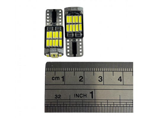 T4529 Авто лампа LED БЕЛЫЙ 6000K T10 w5w 32SMD 2шт