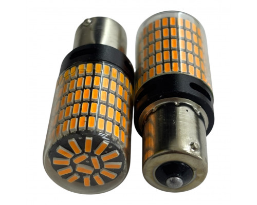 T5567 Авто лампа ОРАНЖЕВЫЙ 1156 Р21W 12-24V 150SMD 2шт