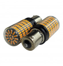 T5567 Авто лампа ОРАНЖЕВЫЙ 1156 Р21W 12-24V 150SMD 2шт