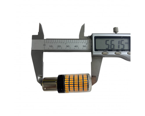 T5567 Авто лампа ОРАНЖЕВЫЙ 1156 Р21W 12-24V 150SMD 2шт