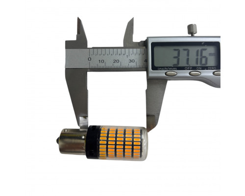 T5567 Авто лампа ОРАНЖЕВЫЙ 1156 Р21W 12-24V 150SMD 2шт