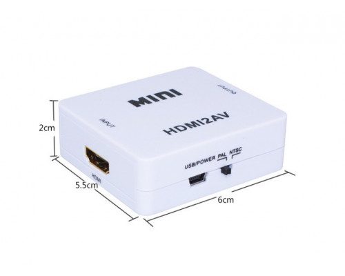 T3621 MINI конвертер HDMI в AV RCA HDMI2AV