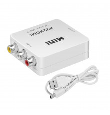 T5047 Адаптер, Конвертер AV (RCA) в HDMI, MINI  AV2HDMI