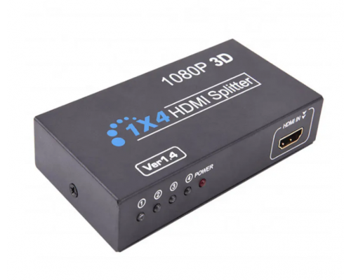 T5053 Разветвитель, сплиттер1x4 HDMI Splitter v1.4