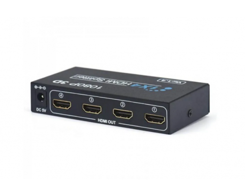 T5053 Разветвитель, сплиттер1x4 HDMI Splitter v1.4